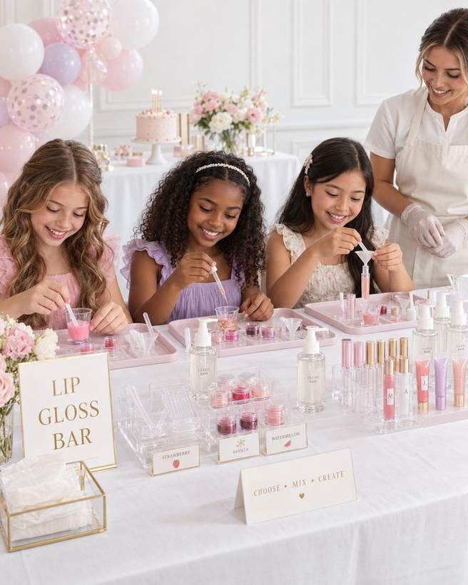 Lip gloss bar