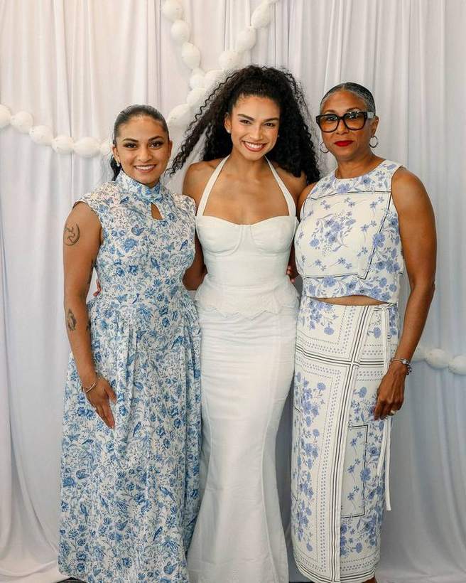 Three guests photographed together